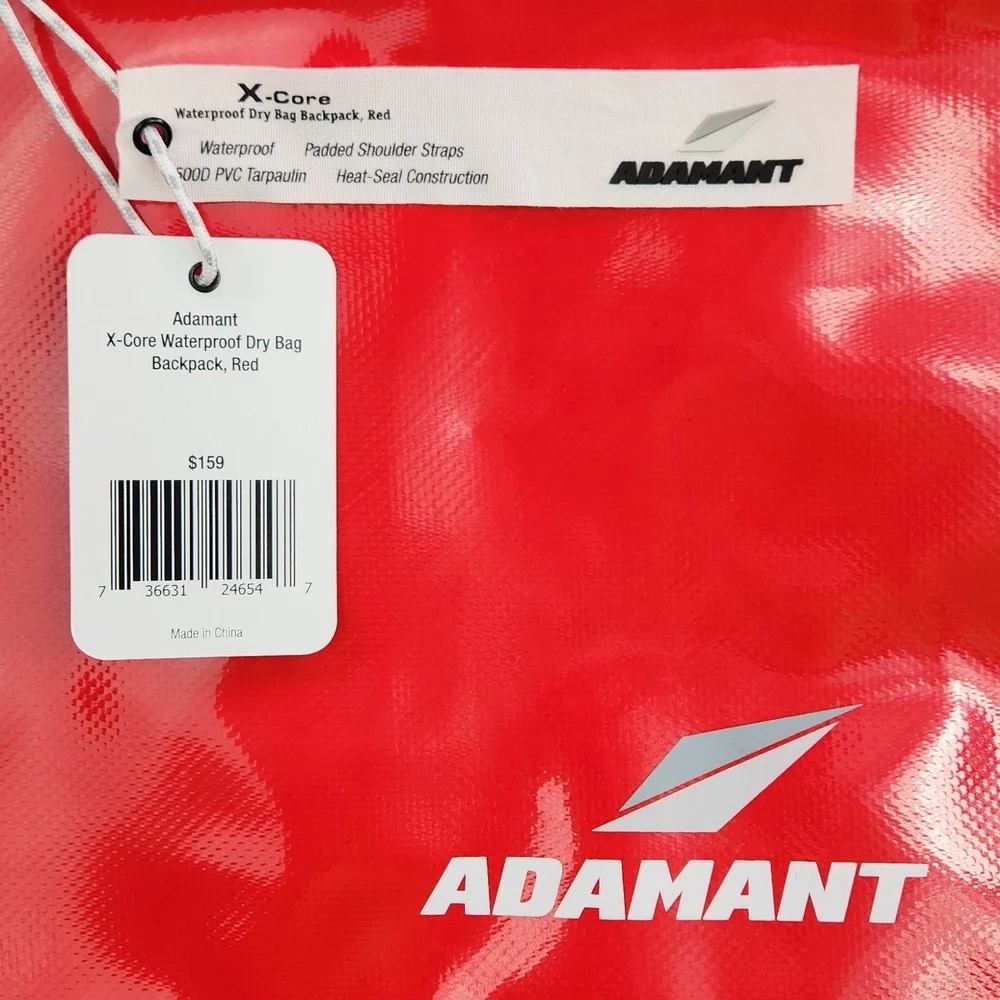 NWT ADAMANT X-Core Waterproof Dry bag Backpack 500D PVC Tarpaulin